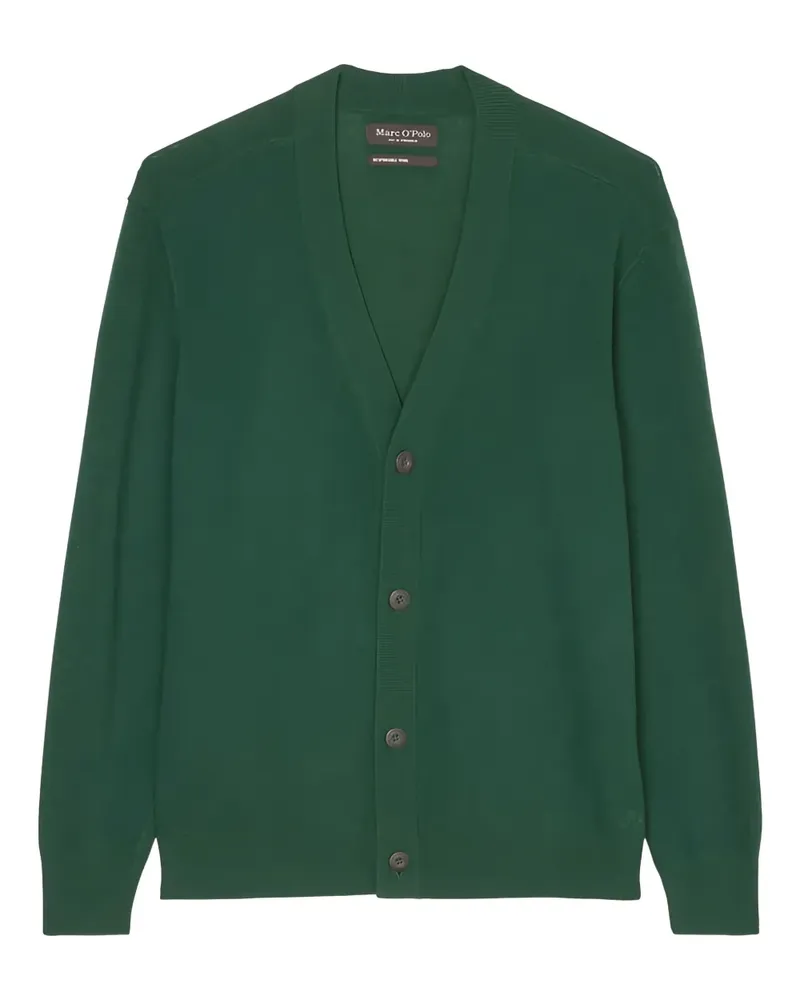 Marc O'Polo button V-neck cardigan - Grün Grün