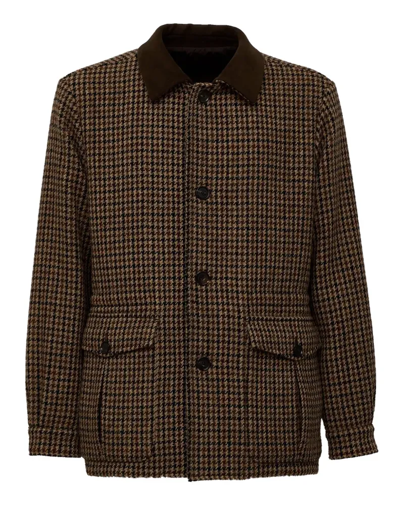 Caruso Wattierte Dalila Jacke - Braun Braun