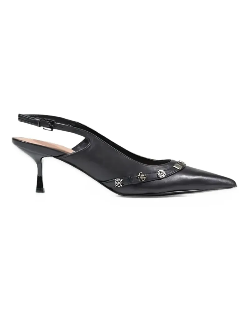 Guess Yanai embellished slingback pumps - Schwarz Schwarz