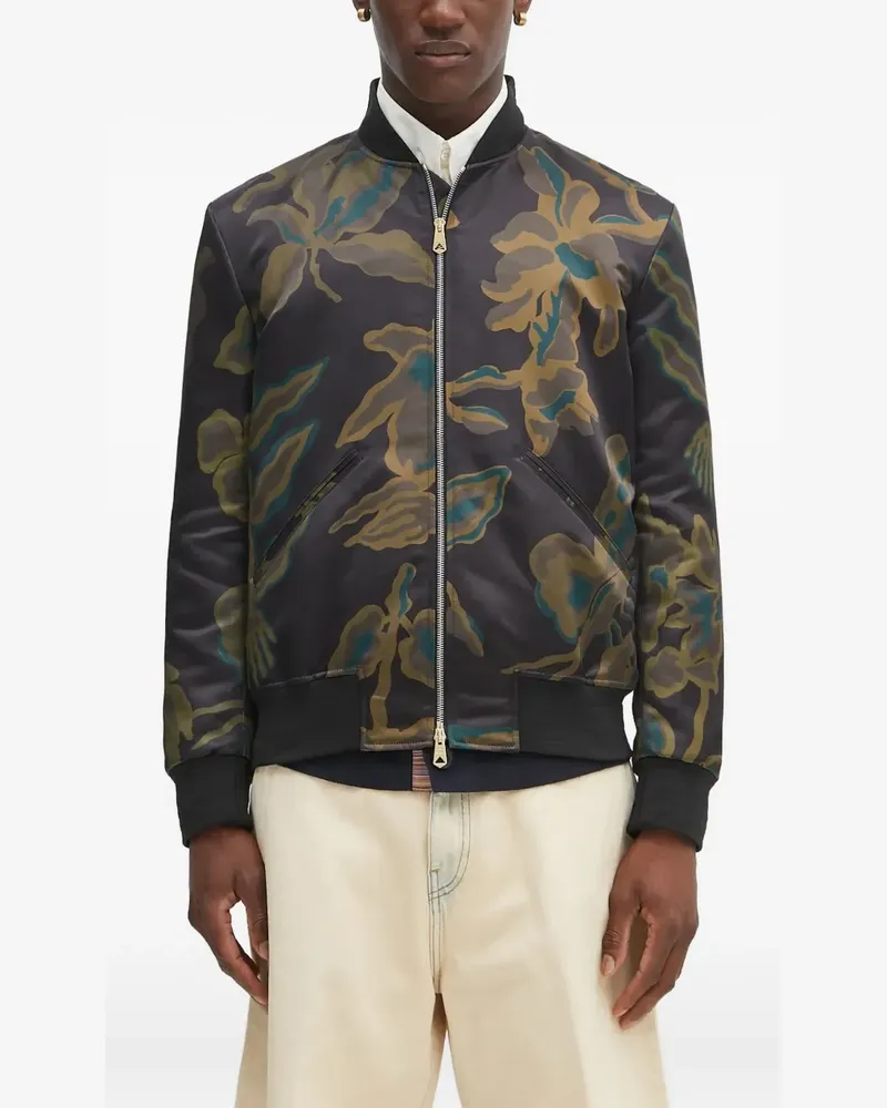 Paul Smith Bomberjacke mit Blumen-Print - Braun Braun