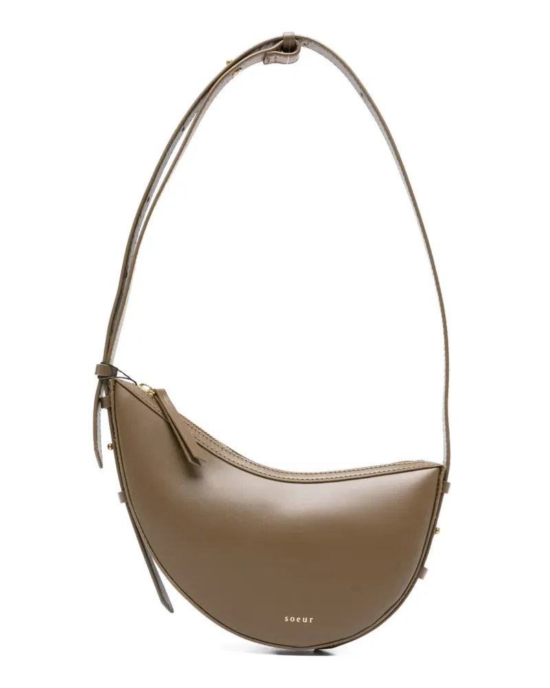 Soeur mini Wino leather shoulder bag - Braun Braun