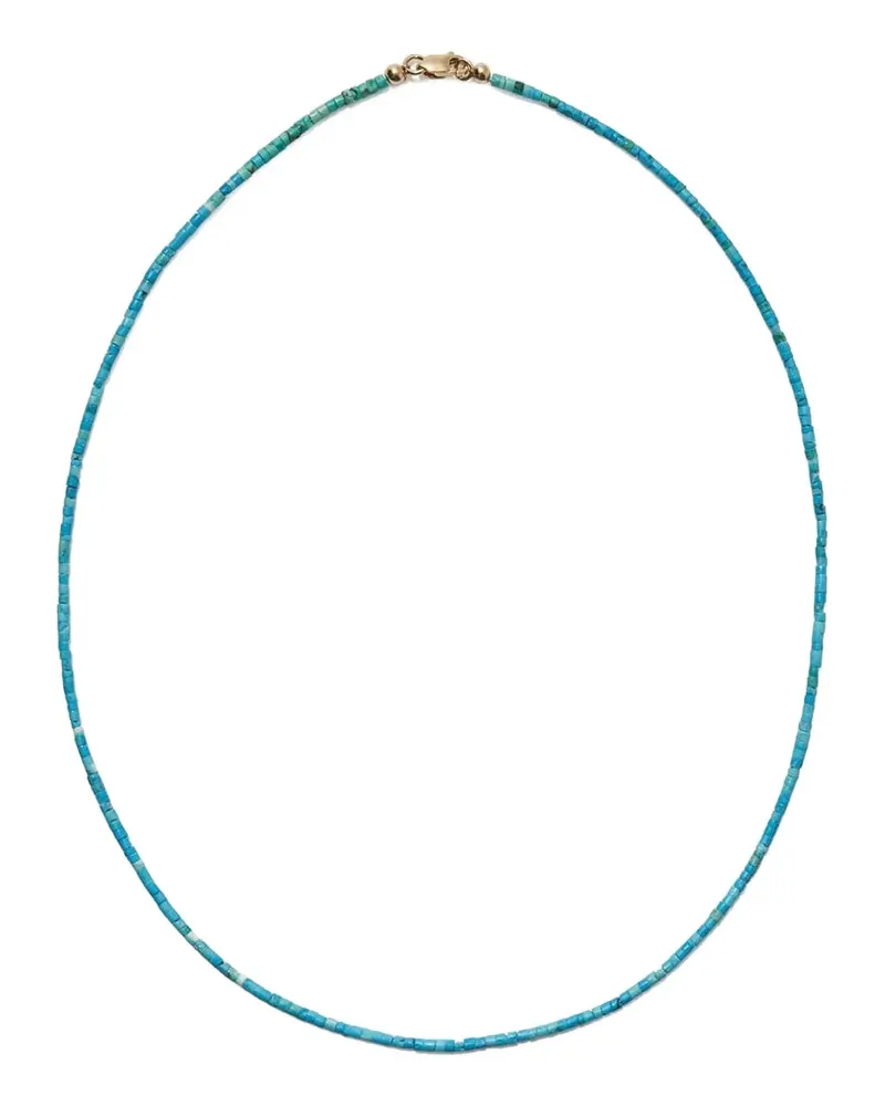 Lizzie Fortunato turquoise bead necklace - Gold Gold