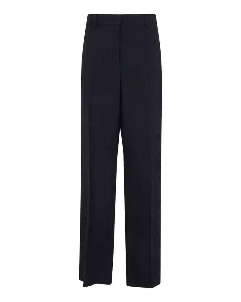 Mantù pressed-crease straight-leg trousers - Schwarz Schwarz