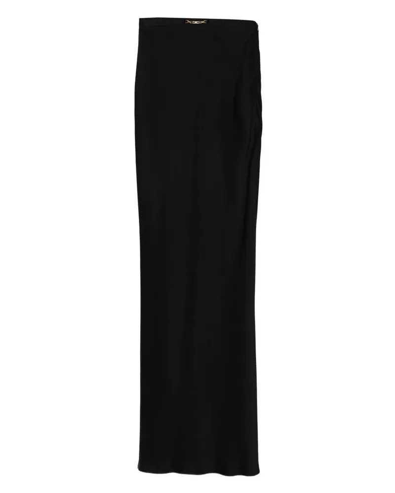 Elisabetta Franchi Mxiraock mit Kettendetail - Schwarz Schwarz