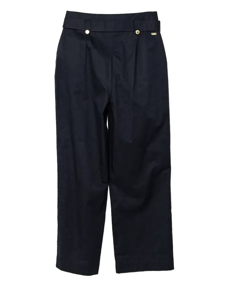 Barbour Elsie Bundfaltenhose mit Gürtel - Blau Blau