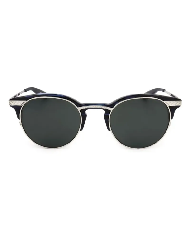 Barton Perreira Sonnenbrille mit rundem Gestell - Blau Blau