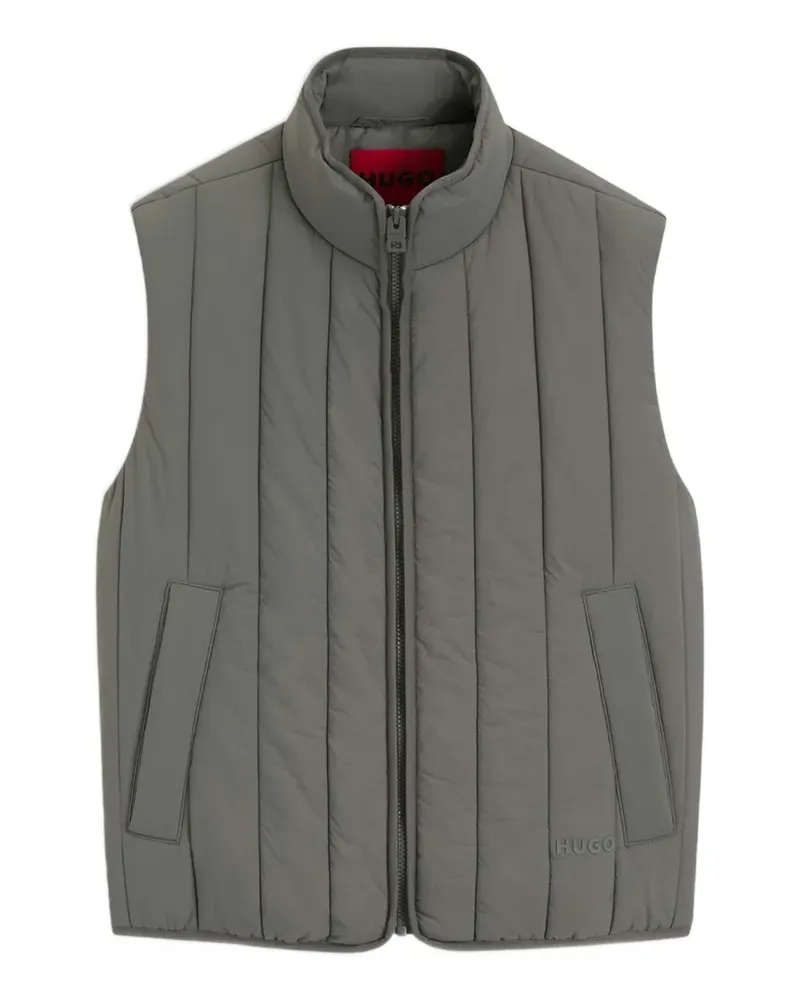 HUGO BOSS quilted gilet - Grau Grau
