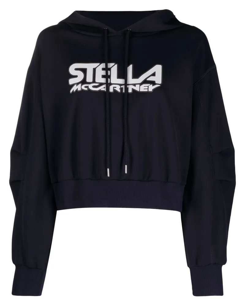 Stella McCartney Hoodie mit Logo - Blau Blau