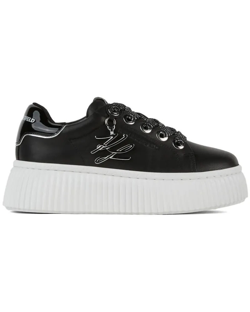 Karl Lagerfeld Kreeper Autograph Sneakers - Schwarz Schwarz