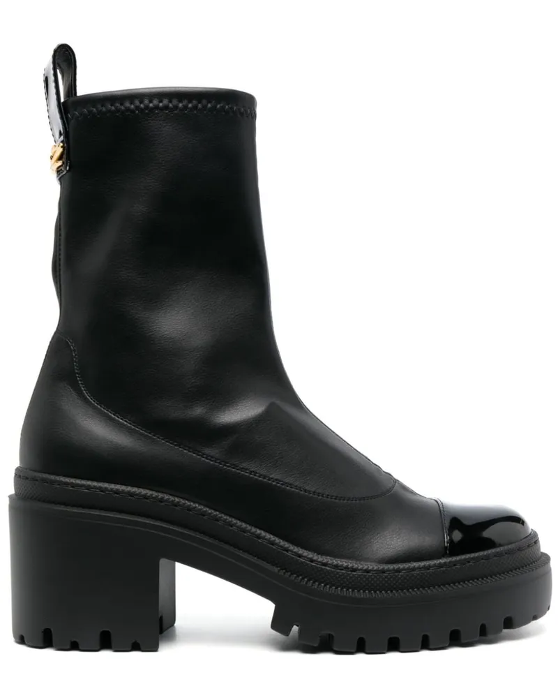 Giuseppe Zanotti Vicentha Stiefel 70mm - Schwarz Schwarz