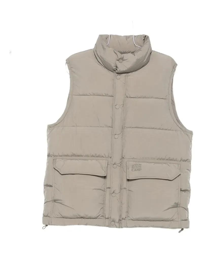 Kitsuné puffer gilet - Grau Grau