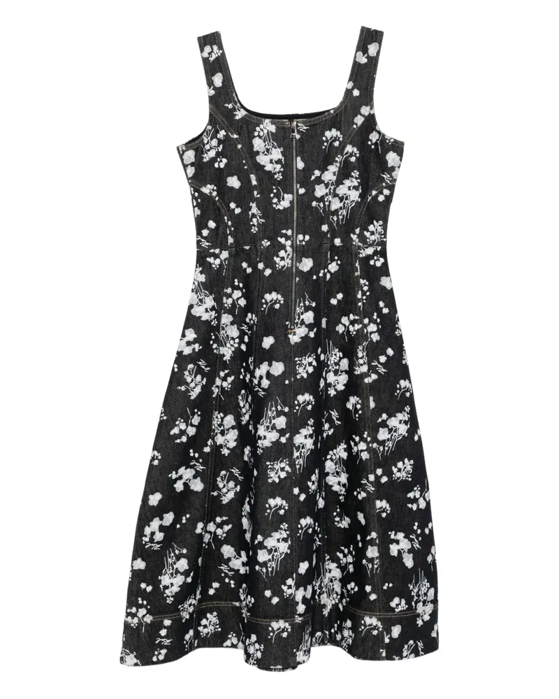 Karl Lagerfeld Aop Orchid Kleid - Blau Blau
