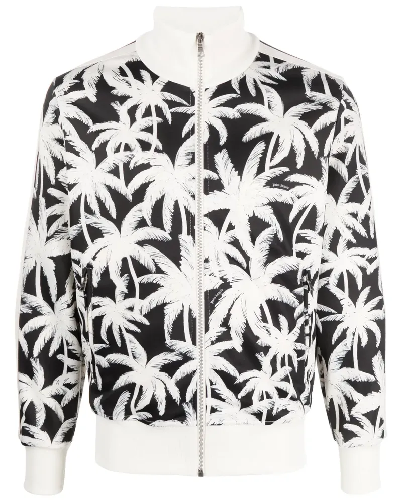 Palm Angels Palms Sportjacke mit Reißverschluss - Schwarz Schwarz