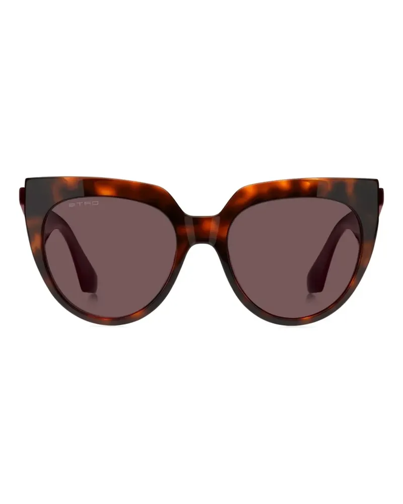 Etro Sonnenbrille mit Cat-Eye-Gestell - Braun Braun