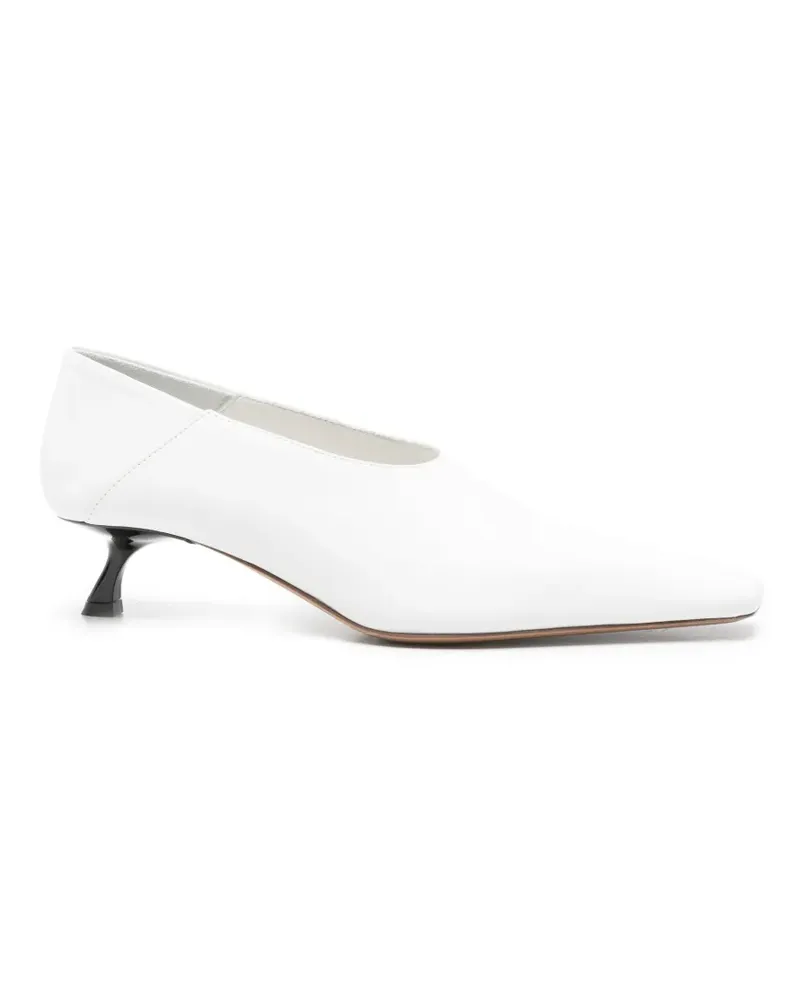 SPORTMAX square-toe pumps - Weiß Weiß