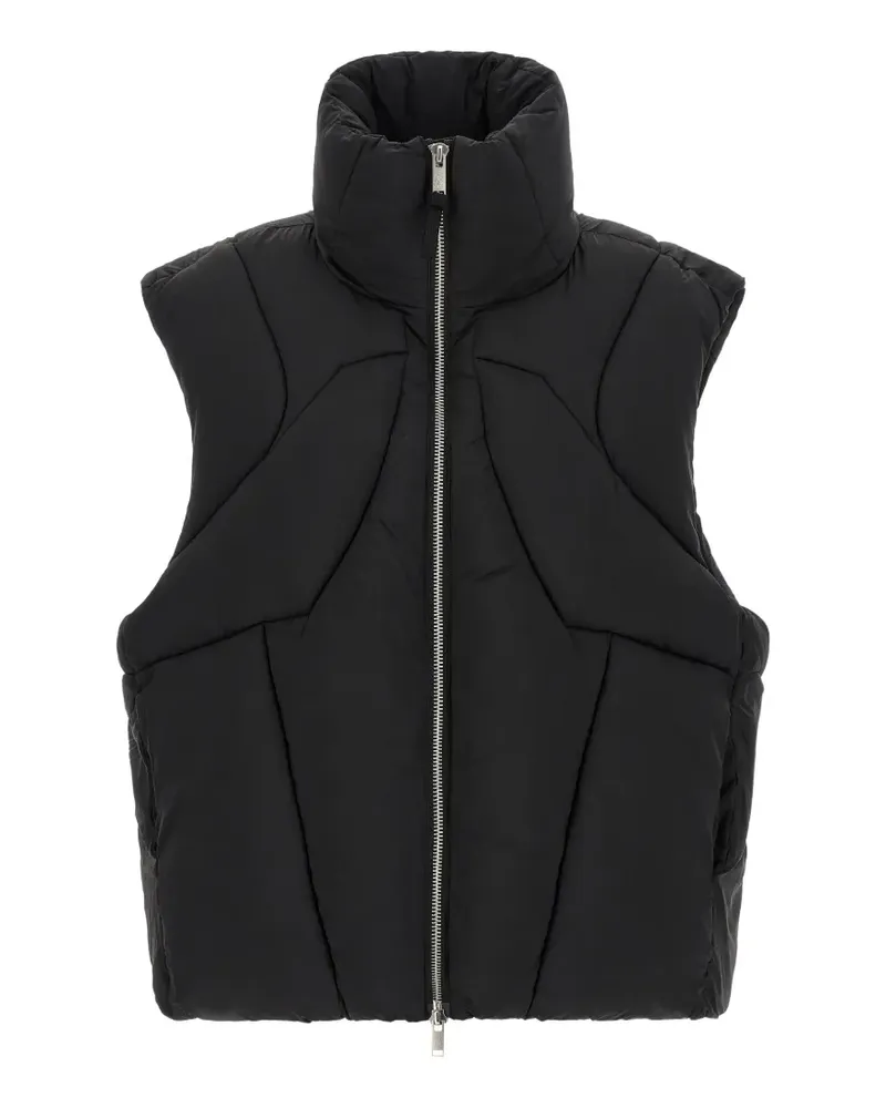THOM KROM anatomical quilted vest - Schwarz Schwarz