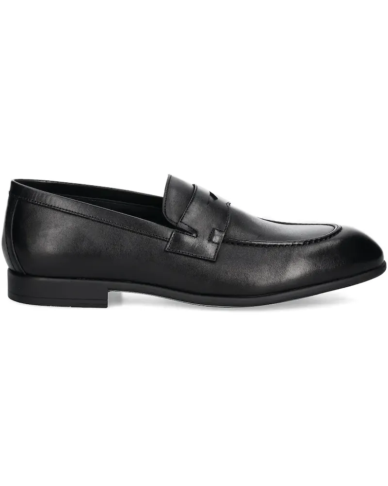 Baldinini Penny-Loafer aus Leder - Schwarz Schwarz