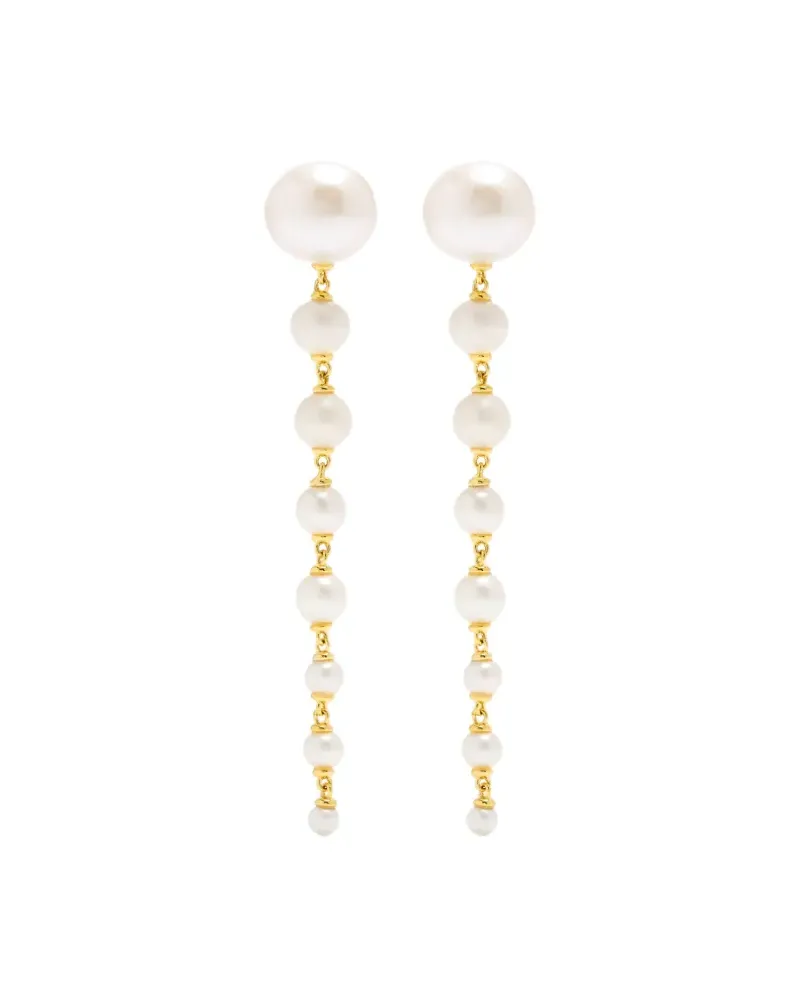 RAGBAG Lumora Chandelier pearl drop earrings - Gold Gold