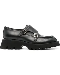 Santoni Klassische Monk-Schuhe Schwarz