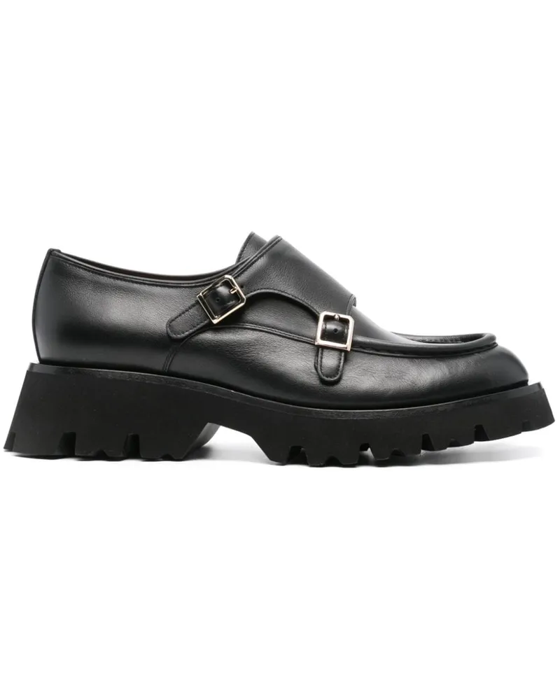 Santoni Klassische Monk-Schuhe - Schwarz Schwarz