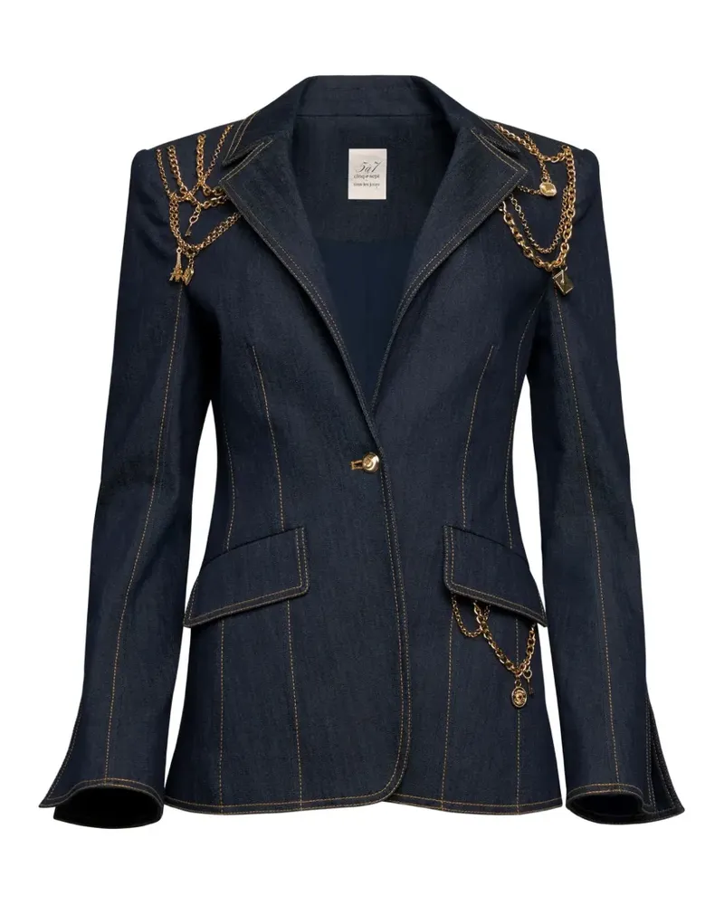 Cinq à Sept Danicka chain blazer - Blau Blau
