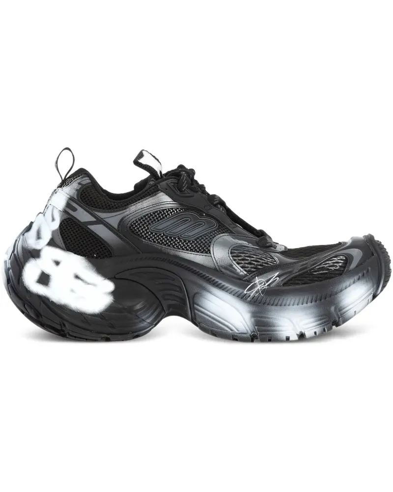 Balenciaga 6XL Sneakers mit Einsätzen - Schwarz Schwarz