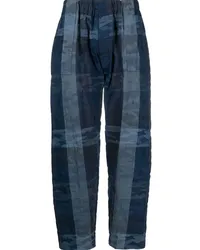 MACKINTOSH Captain Hose mit Camouflage-Print Blau