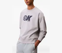 Sweatshirt mit Logo-Print - Grau