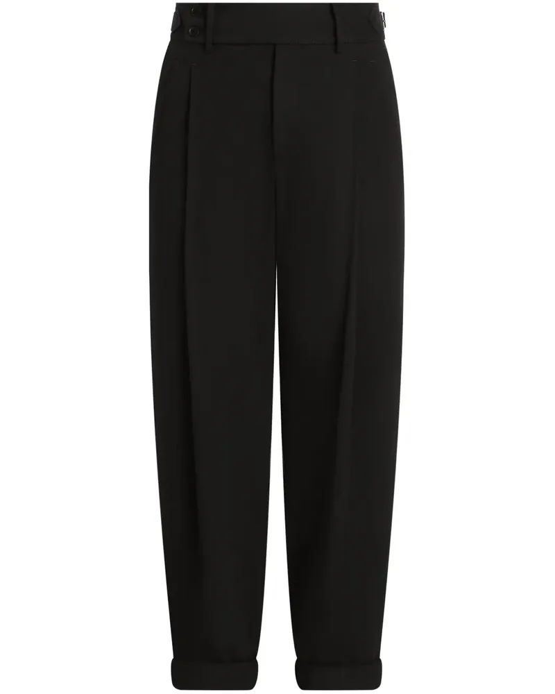 Dolce & Gabbana Hose mit Tapered-Bein - Schwarz Schwarz