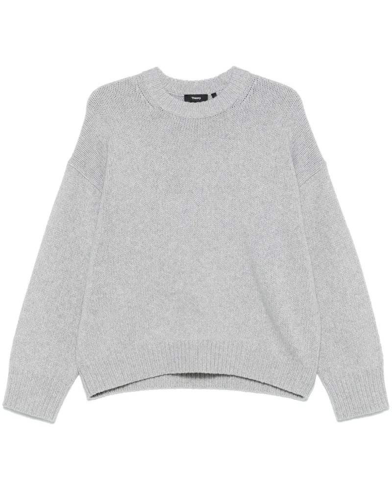 Theory Pullover mit meliertem Effekt - Grau Grau