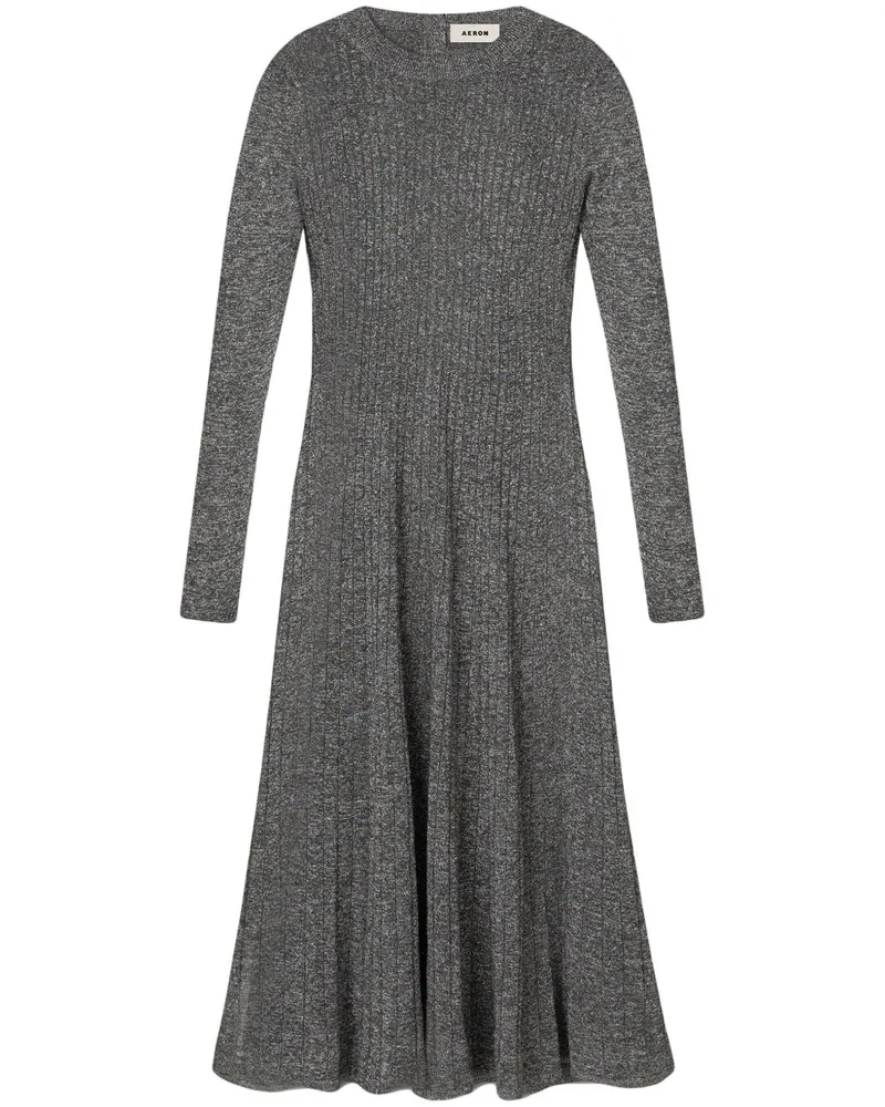 AERON Pavlova Midikleid - Grau Grau