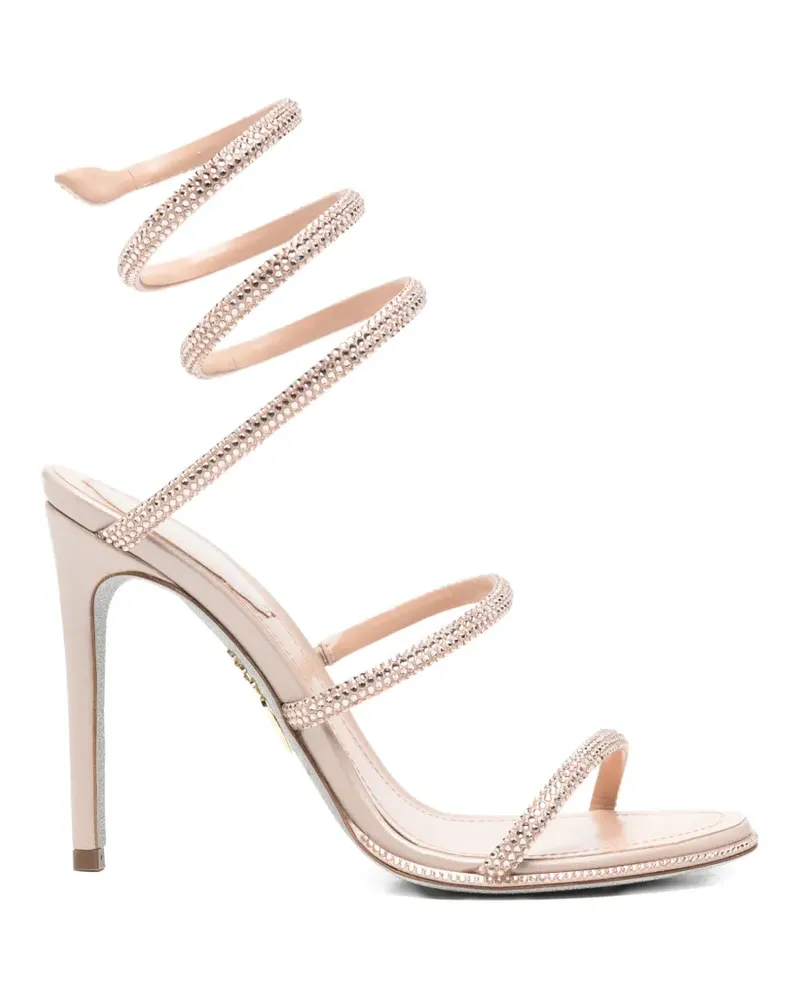 René Caovilla Cleo crystal-embellished sandals - Rosa Rosa