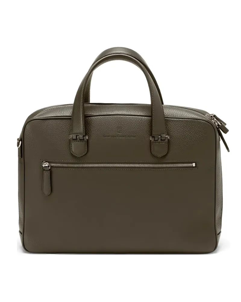 Faber-Castell top-handle briefcase - Braun Braun