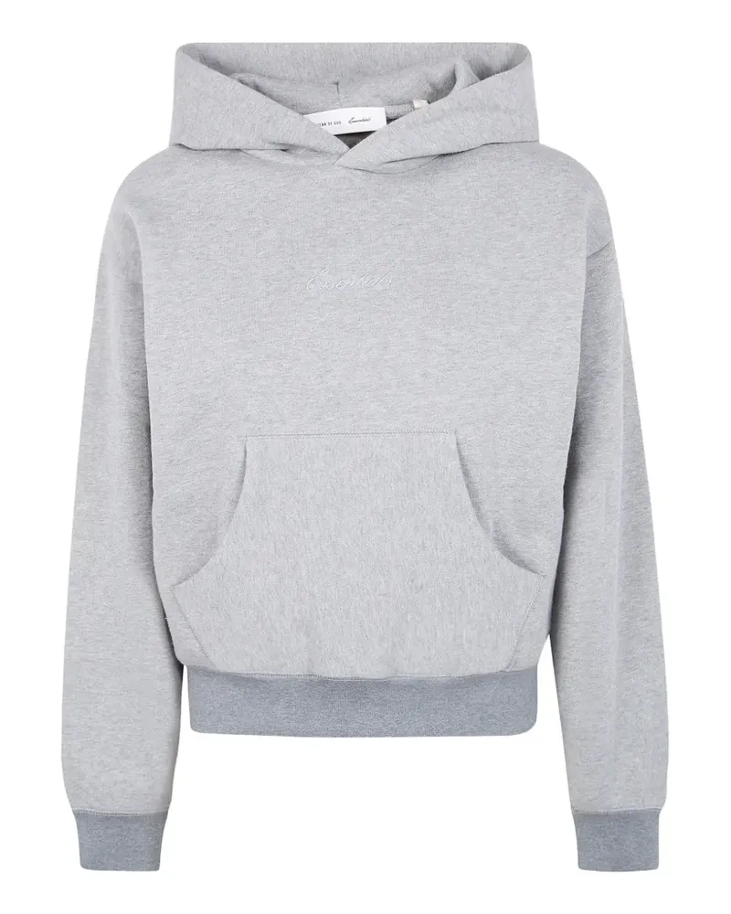 Fear of God logo-embroidered hoodie - Grau Grau