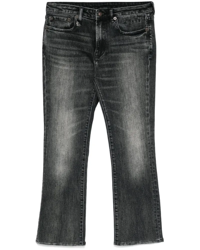 R13 Jeans mit schmalem Schnitt - Schwarz Schwarz