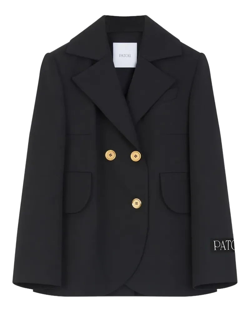 Patou Doppelreihiger Blazer - Schwarz Schwarz