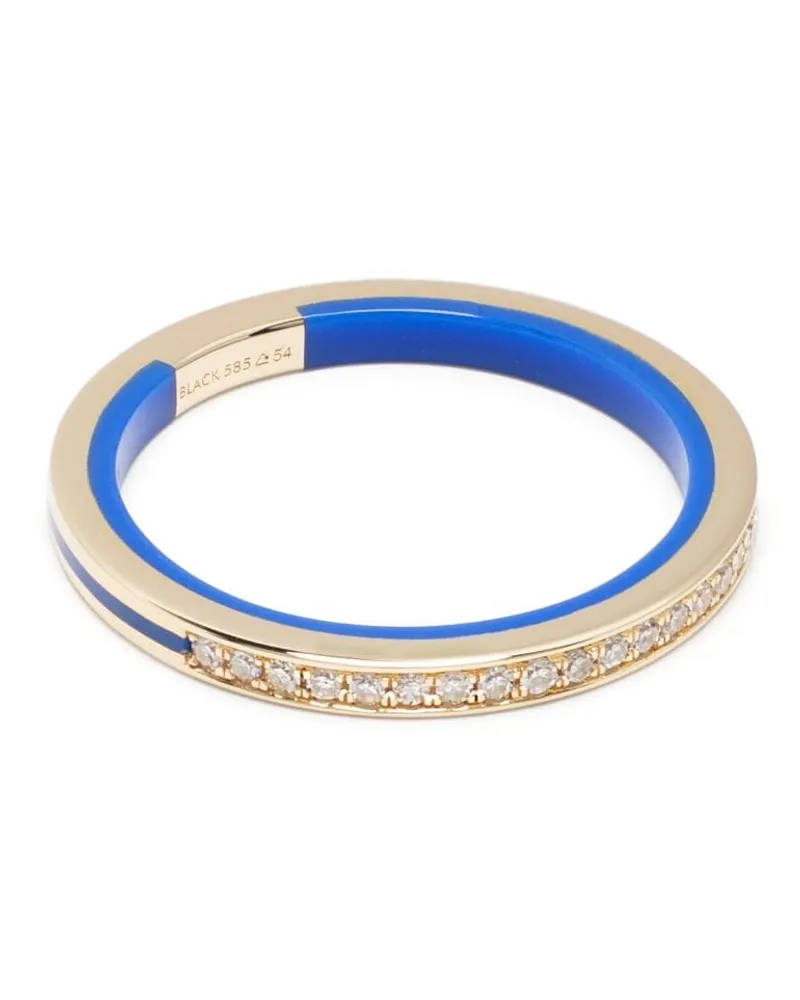 Maria Black 14kt Gelbgoldring mit Diamanten Gold