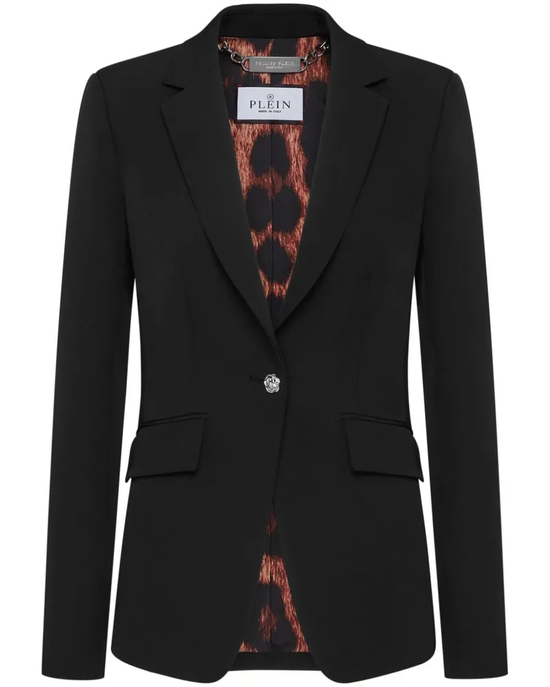 Philipp Plein Blazer mit Kristallen - Schwarz Schwarz