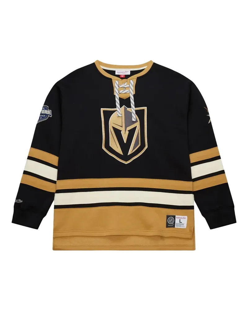 Mitchell & Ness Vegas Golden Knights Heritage Pullover - Schwarz Schwarz