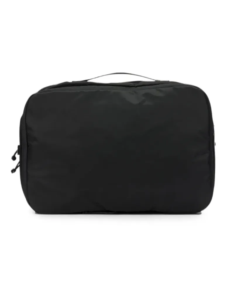 PORTER-YOSHIDA & CO mesh-panel zip-around clutch bag - Schwarz Schwarz