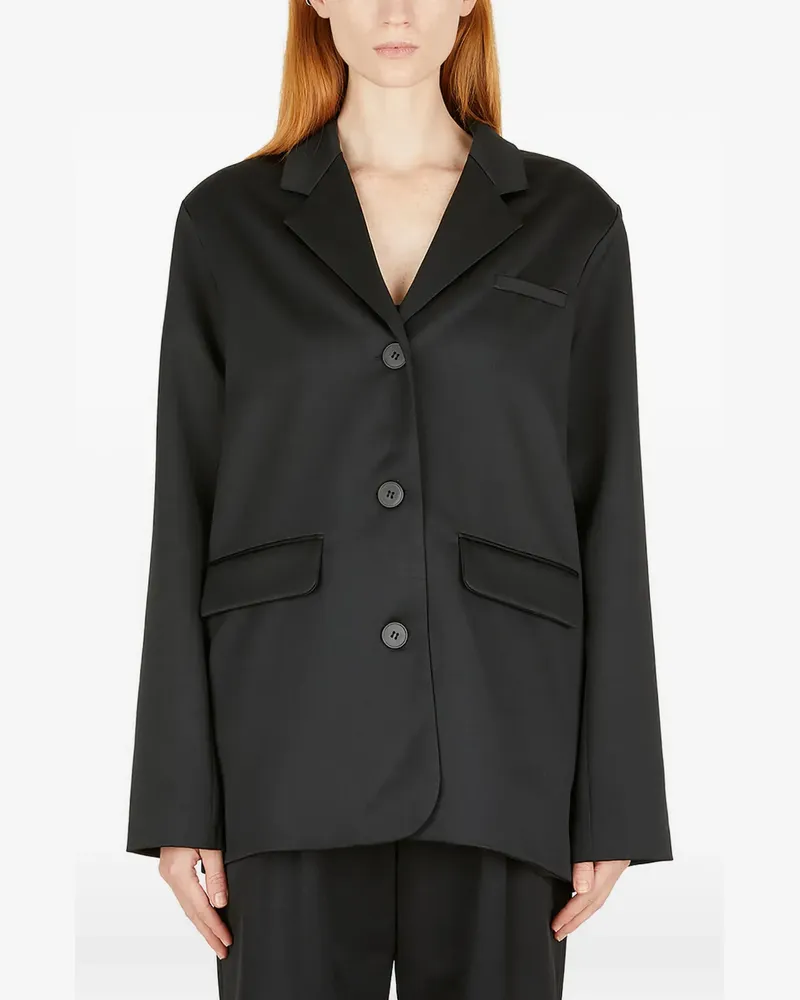 Soulland Geknöpfter Blazer - Schwarz Schwarz
