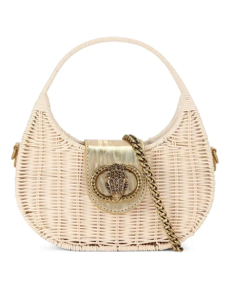 Kurt Geiger Gewebte kleine Chelsea Tote Bag - Nude Nude