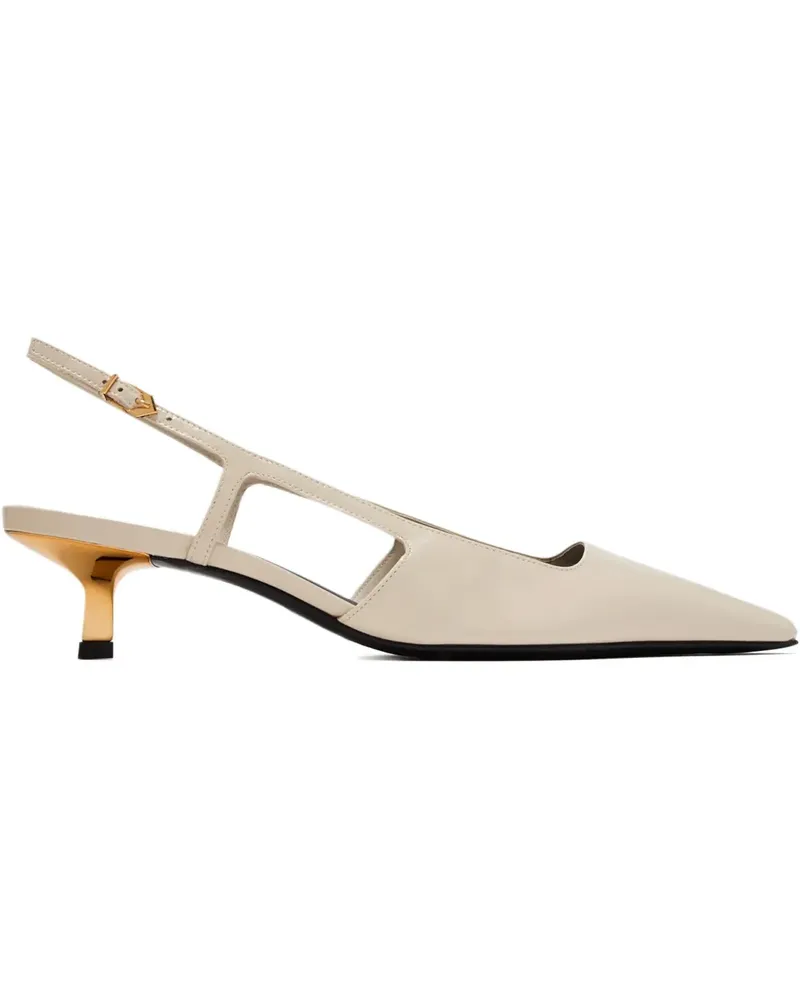 Schutz Slingback-Pumps mit Cut-Out 40mm - Nude Nude