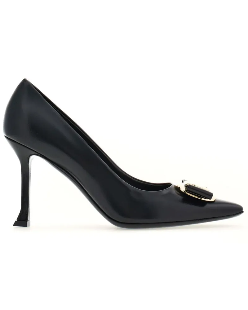 Ferragamo Vara Pumps 85mm - Schwarz Schwarz
