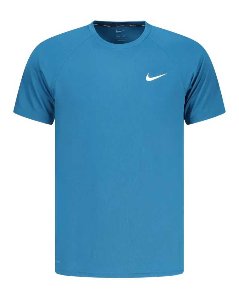 Nike logo-print T-shirt - Blau Blau