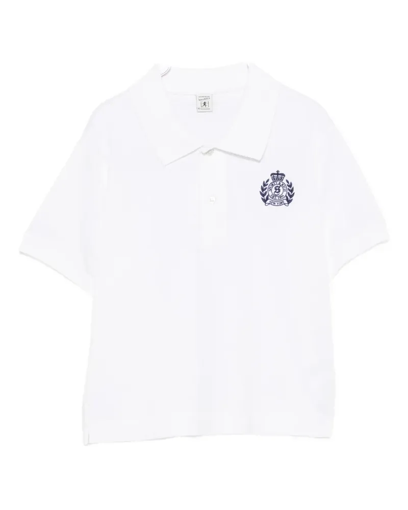 SPORTY & RICH short-sleeves polo shirt - Weiß Weiß