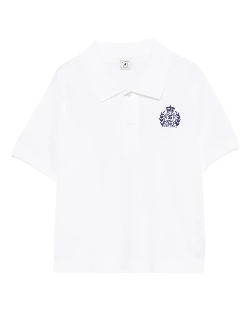 SPORTY & RICH short-sleeves polo shirt - Weiß Weiß