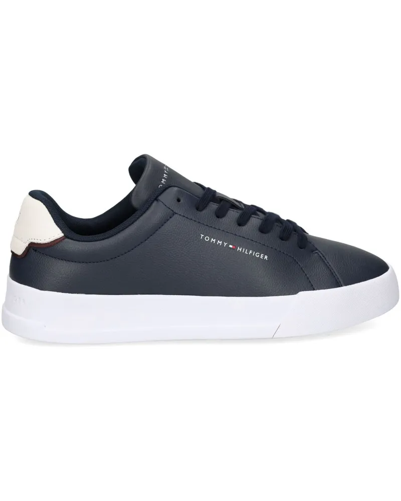 Tommy Hilfiger Sneakers aus Leder - Blau Blau