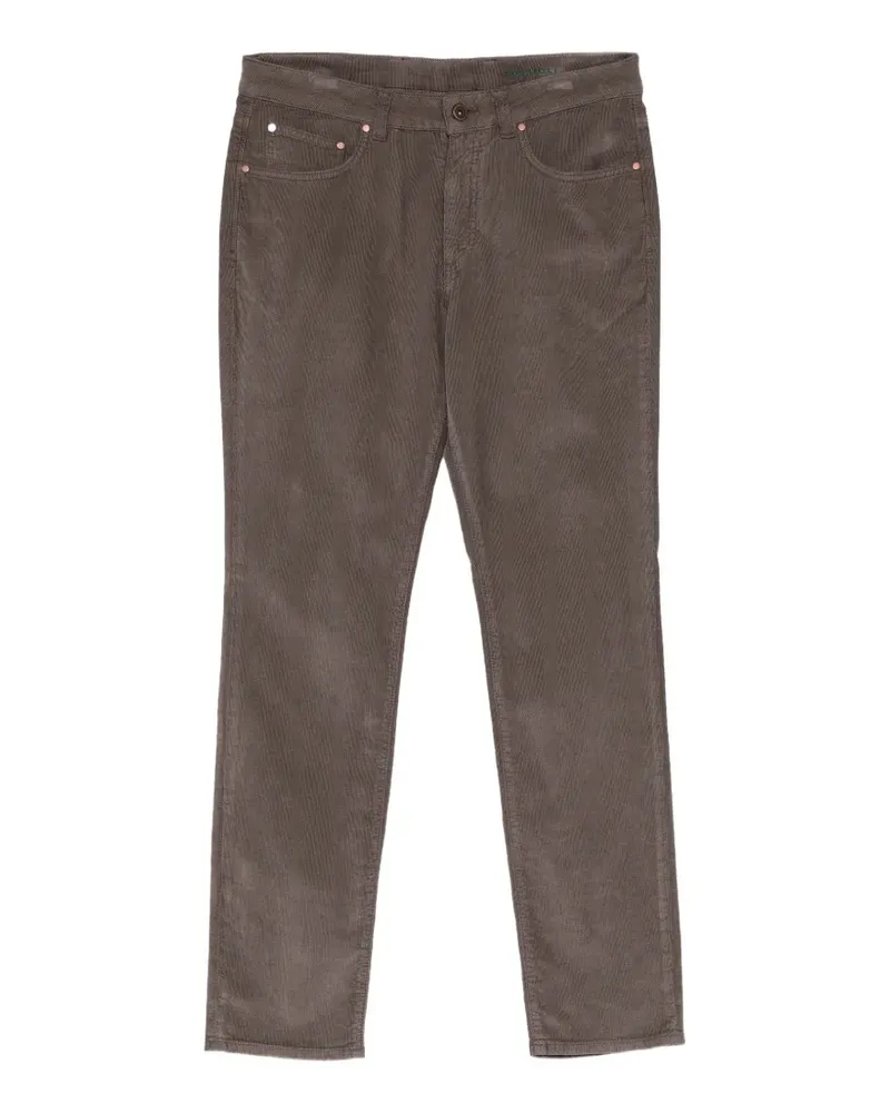 Boglioli Straight-Leg-Hose aus Cord - Braun Braun