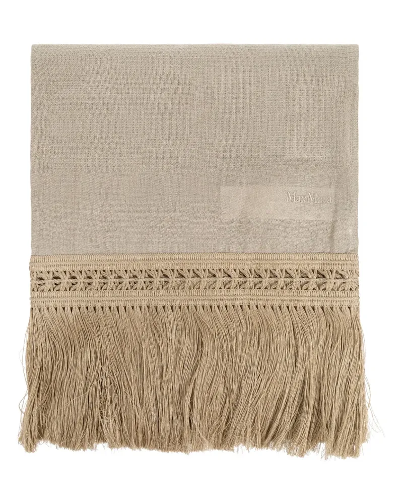Max Mara Grammo Schal - Nude Nude